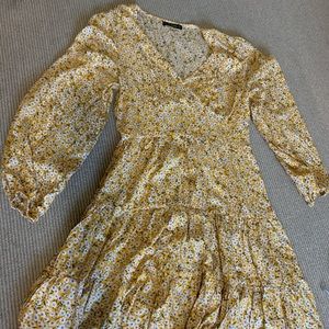 Yellow summer dress